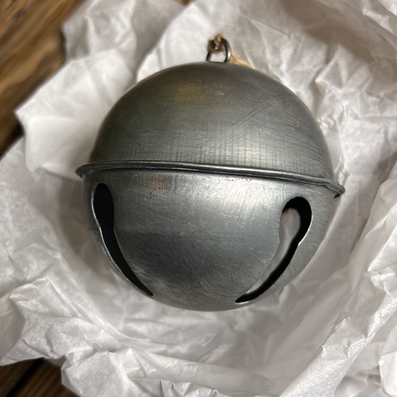 Pottery Barn Kids Rustically Charming Silver Jingle Bell Ornaments - Picture 9 of 16